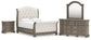 Ardenfield Queen Upholstered Sleigh Bed, Dresser, Mirror and Nightstand