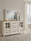 Shaybrock California King Panel Bed, Dresser, Mirror and Nightstand
