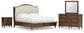 Sturlayne King Upholstered Panel Bed, Dresser, Mirror and Nightstand