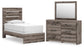 Urbanoore Twin Panel Bed, Dresser and Mirror