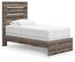 Urbanoore Twin Panel Bed, Dresser, Mirror and Nightstand