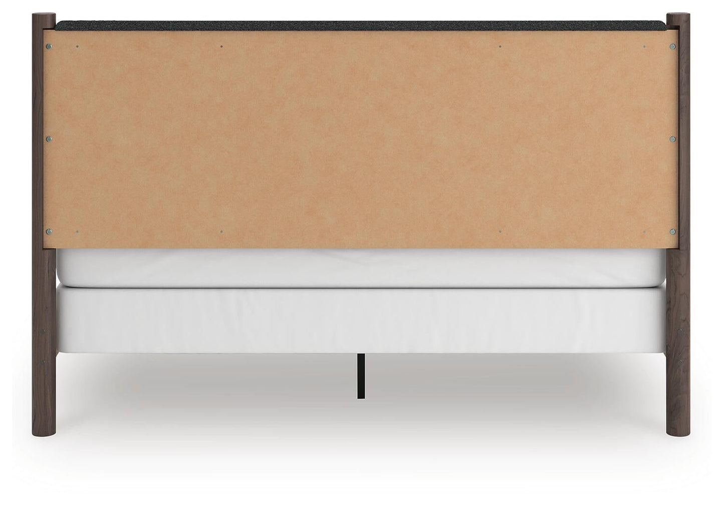 Cadmori King Upholstered Panel Bed, Dresser and Mirror