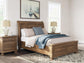 Vandenmore Queen Storage Sleigh Bed with Mirrored Dresser, Chest and Nightstand
