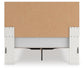 Birmonton Queen Upholstered Panel Platform Storage Bed, Dresser, Mirror and Nightstand
