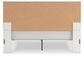 Birmonton King Upholstered Panel Platform Bed, Dresser, Mirror, Chest and Nightstand