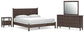 Cadmori King Panel Bed, Dresser, Mirror and Nightstand