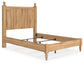 Galletyn Full Panel Bed with Mirrored Dresser and Nightstand