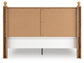 Galletyn King Panel Bed with Mirrored Dresser