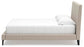 Cielden King Upholstered Bed with Roll Slats, Dresser and Mirror
