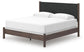 Cadmori King Upholstered Panel Bed, Dresser, Mirror and Nightstand