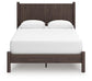 Cadmori Queen Panel Platform Bed, Dresser, Mirror and Nightstand