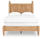 Galletyn Full Panel Bed with Mirrored Dresser