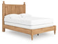 Galletyn Full Panel Bed with Mirrored Dresser