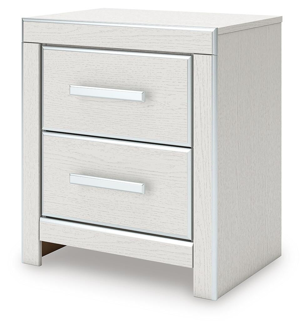 Birmonton Queen Upholstered Panel Bed, Dresser, Mirror and Nightstand