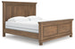 Vandenmore King Panel Bed with Mirrored Dresser