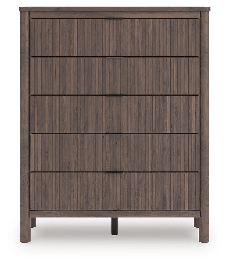 Cadmori Twin Panel Bed, Dresser, Mirror, Chest and Nightstand