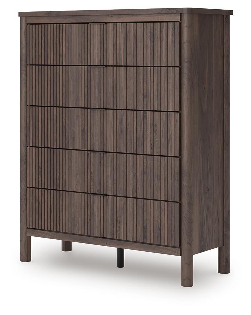 Cadmori Twin Panel Bed, Dresser, Mirror, Chest and Nightstand