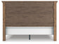 Vandenmore King Panel Bed with Mirrored Dresser, Chest and Nightstand