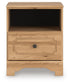 Galletyn Twin Panel Bed with Mirrored Dresser and Nightstand