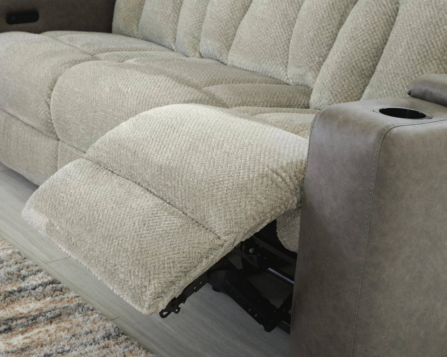 Stately Check Sofa and Loveseat