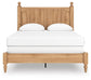 Galletyn Queen Panel Bed with Mirrored Dresser