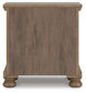 Vandenmore King Panel Bed with Mirrored Dresser and Nightstand