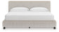 Birmonton California King Upholstered Bed, Dresser, Mirror and Nightstand