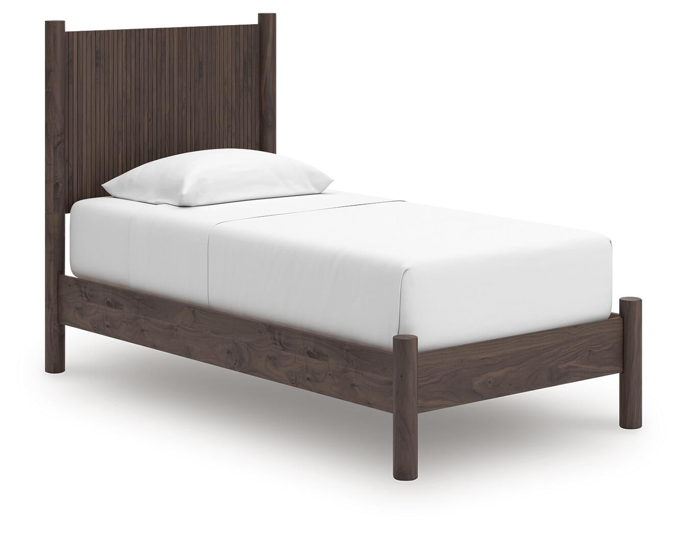 Cadmori Twin Panel Platform Bed, Dresser, Mirror, Chest and Nightstand