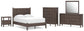Cadmori Full Panel Platform Bed, Dresser, Mirror, Chest and Nightstand