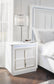 Chalanna California King Upholstered Storage Bed, Dresser and Mirror