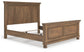 Vandenmore California King Panel Bed with Mirrored Dresser and Nightstand
