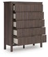 Cadmori King Panel Platform Bed, Dresser, Mirror, Chest and Nightstand