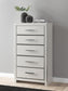 Birmonton California King Upholstered Bed, Dresser, Mirror, Chest and Nightstand