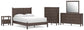 Cadmori Queen Panel Bed, Dresser, Mirror, Chest and Nightstand