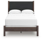 Cadmori Full Upholstered Panel Bed, Dresser, Mirror and Nightstand