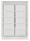 Chalanna California King Upholstered Storage Bed, Dresser, Mirror, Chest and Nightstand