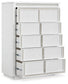 Chalanna California King Upholstered Storage Bed, Dresser, Mirror, Chest and Nightstand