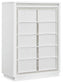 Chalanna California King Upholstered Storage Bed, Dresser, Mirror, Chest and Nightstand