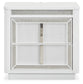 Chalanna California King Upholstered Storage Bed, Dresser, Mirror, Chest and Nightstand