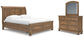 Vandenmore California King Storage Sleigh Bed with Mirrored Dresser
