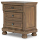Vandenmore King Storage Sleigh Bed with Mirrored Dresser, Chest and Nightstand