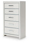 Birmonton Queen Upholstered Panel Platform Storage Bed, Dresser, Mirror, Chest and Nightstand