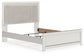 Birmonton Queen Upholstered Panel Bed, Dresser and Mirror