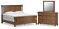 Chadworth King Poster Bed with Mirrored Dresser