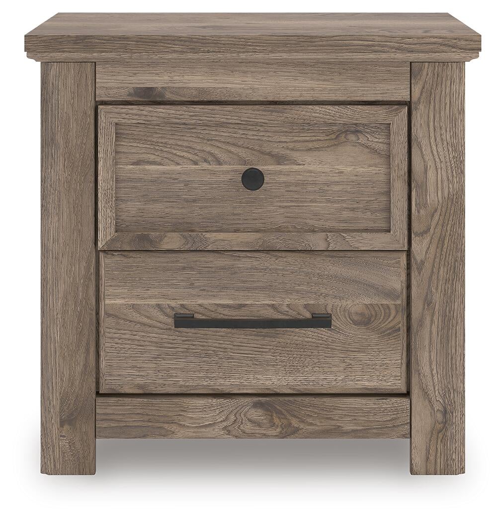 Keithland Queen Panel Bed with Mirrored Dresser and Nightstand