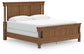 Chadworth California King Poster Bed with Mirrored Dresser and Nightstand