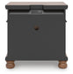 Chadworth California King Poster Bed with Mirrored Dresser and Nightstand