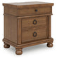 Chadworth California King Poster Bed with Mirrored Dresser and Nightstand