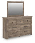 Keithland King Poster Bed, Dresser, Mirror and Nightstand