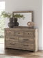 Keithland King Poster Bed, Dresser, Mirror and Nightstand